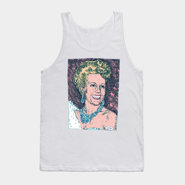 Evita, by Maximiliano Lopez Barrios Tank Top by Grafixo Sur